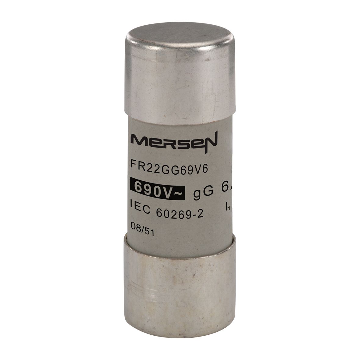 P222216 - Cylindrical fuse-link gG 690VAC 22.2x58, 6A